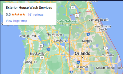 Google My Business reviews of Exterior House Wash Services Orlando